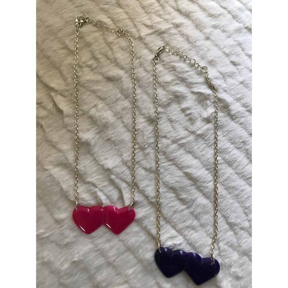 Heart Necklaces 💗💜 - Picture 4 of 4